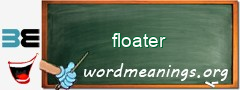 WordMeaning blackboard for floater